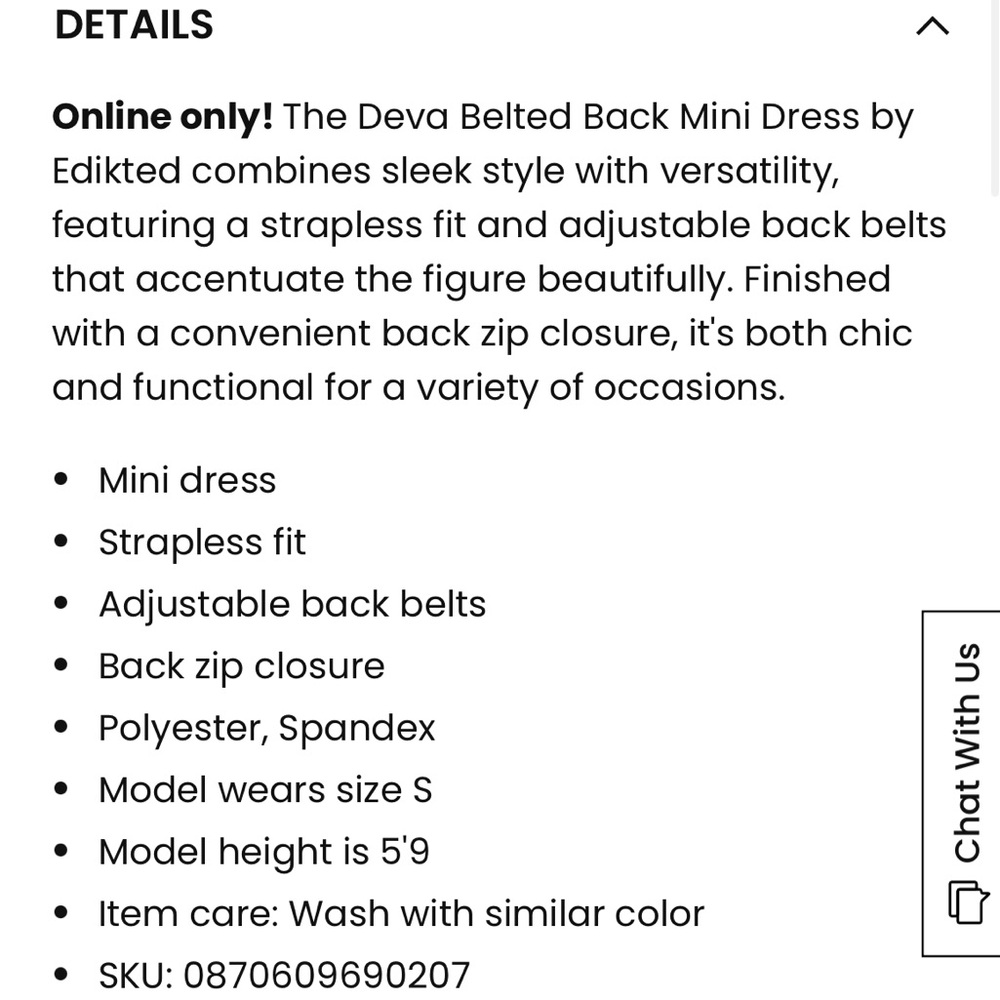 Edikted Deva Belted Back Mini Dress View 6